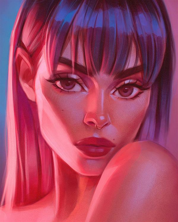 دوره موشک سریع پرتره های دیجیتال